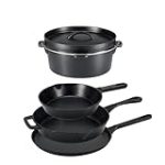 Análisis y comparativa: Las mejores baterías de cocina de hierro fundido para tu hogar